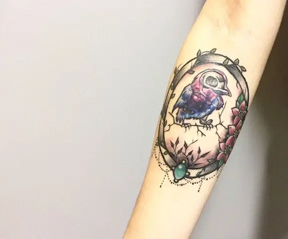 Hình Xăm Hạc Mini