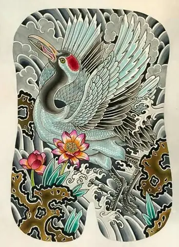 Hình Xăm Hạc Nhật Cổ: Biểu Tượng Của Sự Thanh Cao Và Trường Thọ Trong Nghệ Thuật Irezumi