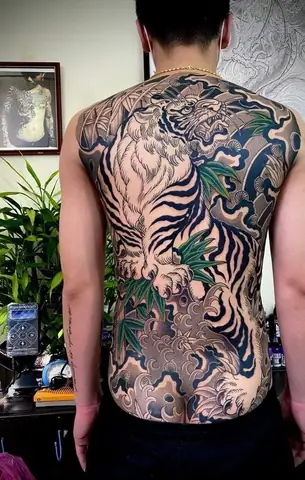 Hình Xăm Hổ Full Kín Lưng