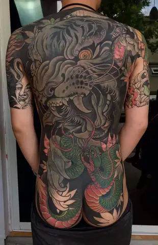 Hình Xăm Hổ Full Kín Lưng
