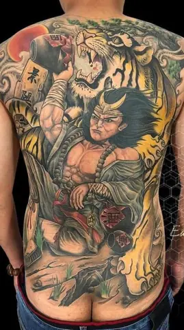 Hình Xăm Hổ Full Kín Lưng