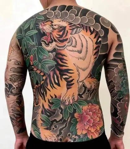 Hình Xăm Hổ Full Kín Lưng