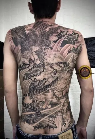 Hình Xăm Hổ Full Kín Lưng
