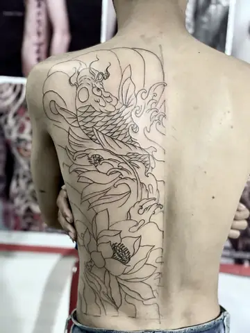 Tổng Hợp Khung Hình Xăm Cá Chép Nửa Lưng Đẹp Và Ý Nghĩa Không Thể Bỏ Qua
