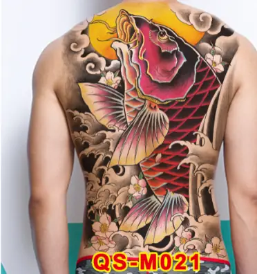 Hình Ảnh Cho Hình Xăm Hổ Xuống Núi Nửa Lưng: