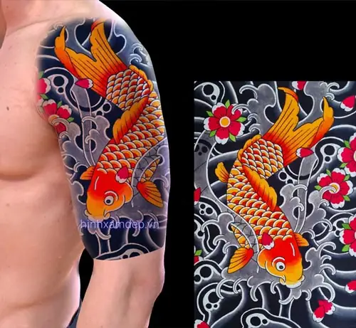 Máº«u Hình Xäm Hoa Anh Äào Nháº­t Cá» Siêu Cháº¥t Äá» Báº¡n Tham Kháº£o: