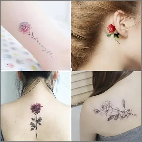 Hình Xăm Hoa Hồng Xanh Tượng Trưng Cho Điều Gì?
