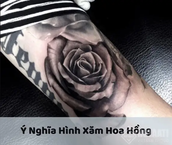 Hình Xăm Hoa Hồng Xanh Tượng Trưng Cho Điều Gì?