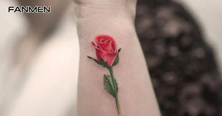 Hình Xăm Hoa Hồng Đỏ