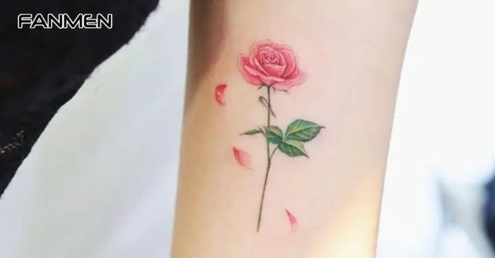 Các Hình Xăm Hoa Hồng Mini
