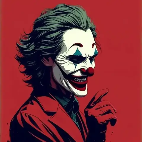 Ảnh Avatar Joker Đầy Màu Sắc – Phong Cách Fanart Và Phá Cách