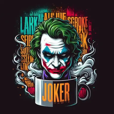 Ảnh Avatar Joker Đầy Màu Sắc – Phong Cách Fanart Và Phá Cách