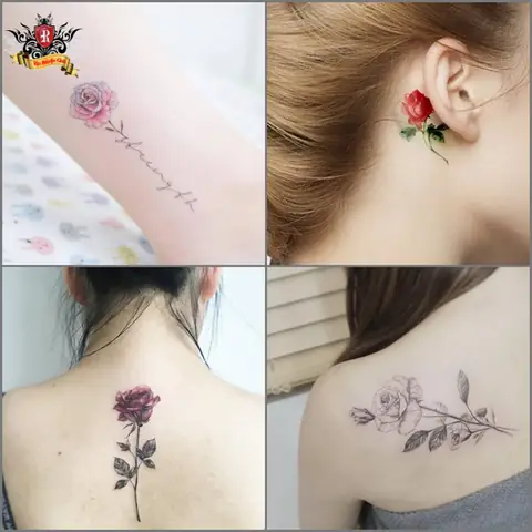 Hình Xăm Hoa Hồng Xanh Tượng Trưng Cho Điều Gì? Hình Xăm Hoa Hồng Xanh Tượng Trưng Cho Điều Gì?