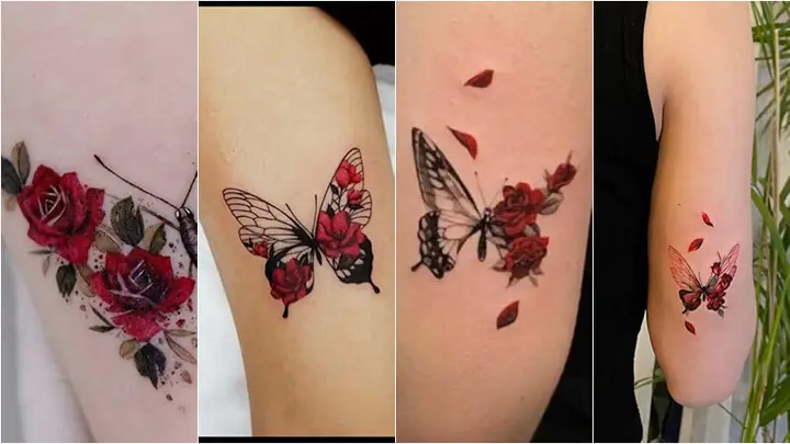 Giải Mã Ý Nghĩa Hình Xăm Hoa Hồng Và Bướm Với Hơn 100 Mẫu Ấn Tượng Giải Mã Ý Nghĩa Hình Xăm Hoa Hồng Và Bướm Với Hơn 100 Mẫu Ấn Tượng
