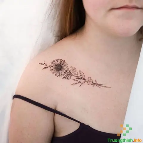 Hình Xăm Hoa Hướng Dương Ở Các Địa Thế Khác