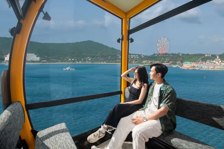 [vinpearl Harbour] - Vé Cáp Treo 2 Chiều