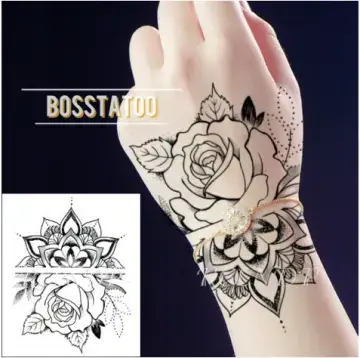 What Are The Popular Designs For Lotus Flower Tattoos On The Palm Of The Hand?