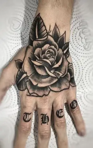 What Are The Popular Designs For Lotus Flower Tattoos On The Palm Of The Hand?