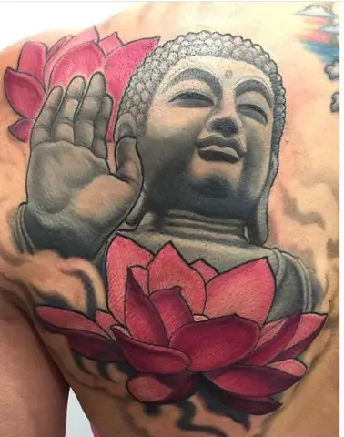 Hình Xăm Hoa Sen Phật Giáo