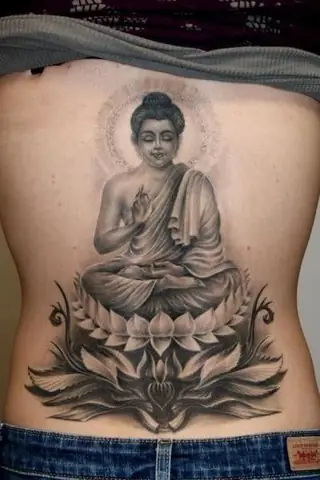Hình Xăm Hoa Sen Phật Giáo