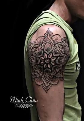 What Are Some Beautiful Flower Pattern Tattoos For Men On The Forearm?