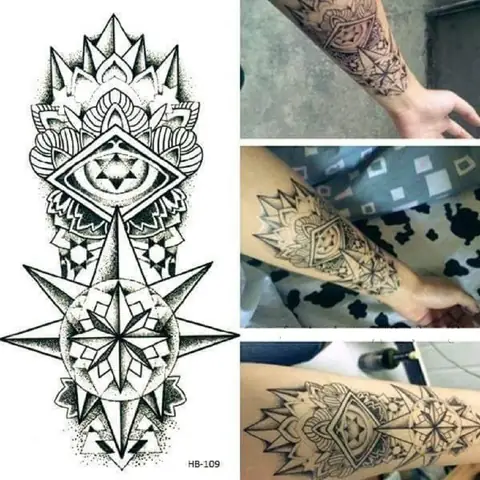What Are Some Beautiful Flower Pattern Tattoos For Men On The Forearm?