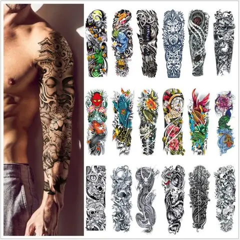 Hình Xăm Full Tay Hoa Văn Hình Xăm Full Tay Hoa Văn