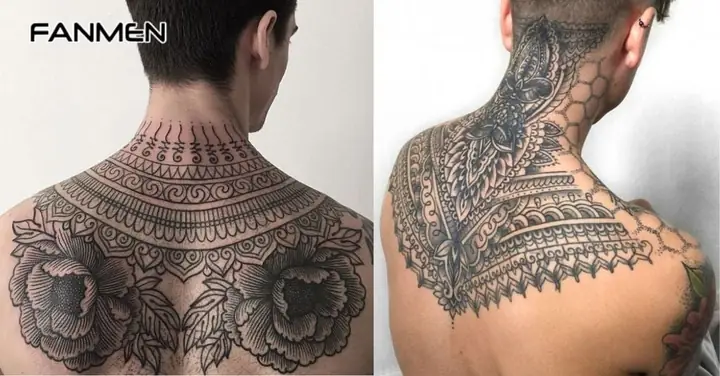 Hình Xăm Hoa Văn Cho Nam Ở Vai