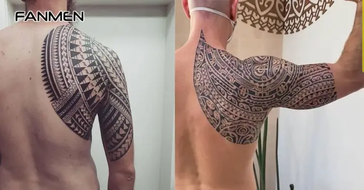 Hình Xăm Hoa Văn Cho Nam Ở Vai