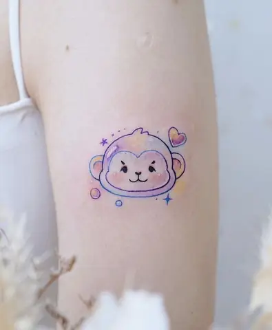 Top 100 Hình Xăm Con Khỉ Mini Cực Đẹp Cho Ae Lên Ý Tưởng Xăm