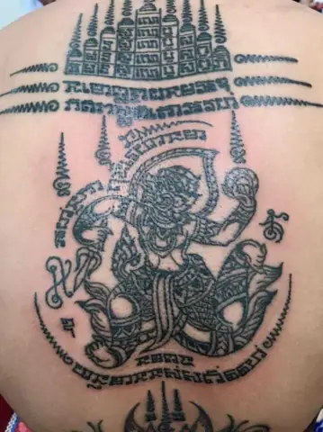 Hình Xăm Khmer Hanuman