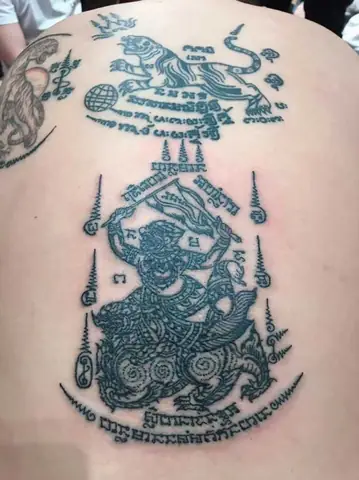Hình Xăm Khmer Hanuman