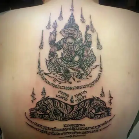 Hình Xăm Khmer Hanuman