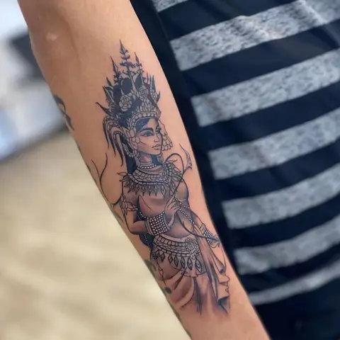 Hình Xăm Khmer Trên Tay