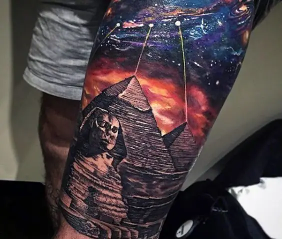 Tattoo Kim Tự Tháp Cho Nam