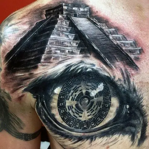 Tattoo Kim Tự Tháp Cho Nam