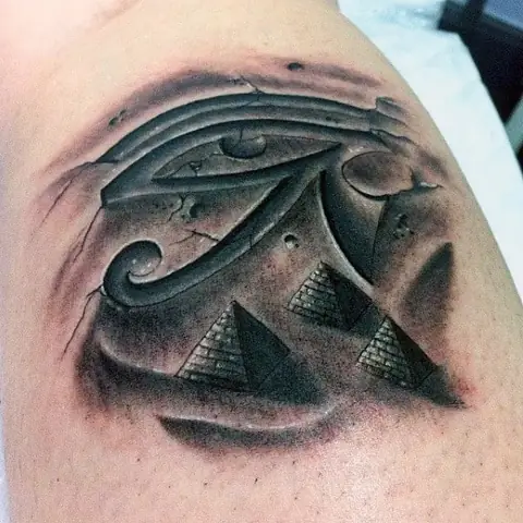 Tattoo Kim Tự Tháp Ai Cập