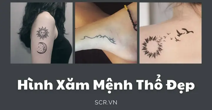 Hình Xăm Kim Tự Tháp Mini