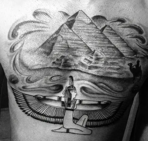 Tattoo Kim Tự Tháp Ai Cập