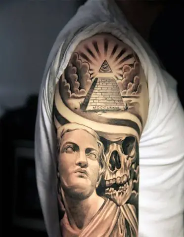 Tattoo Kim Tự Tháp Ai Cập