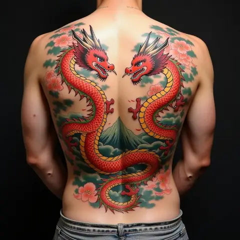 Hình Xăm Kín Lưng Phong Cách Á Đông Hình Xăm Kín Lưng Phong Cách Á Đông