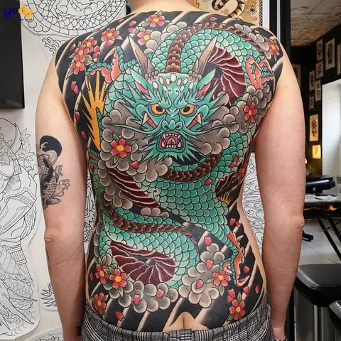 Những Hình Xăm Nhật Cổ Kín Lưng Cực “chất”, Cực Ngầu