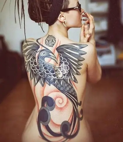 Hình Xăm Lưng Đẹp Cho Nữ