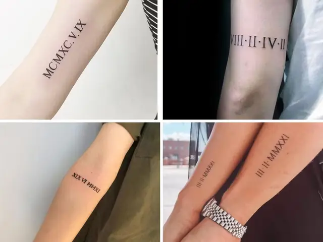 Hình Xăm Ngày Tháng Năm Sinh Số La Mã
