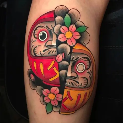Ý Nghĩa Màu Sắc Trong Hình Xăm Daruma