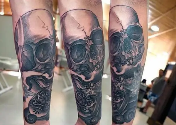 Hình Xăm Lật Đật Daruma Mini