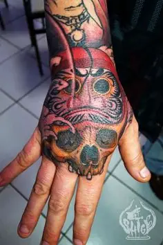 Hình Xăm Lật Đật Daruma Mini