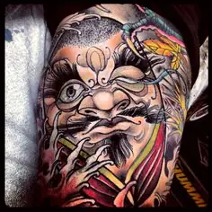 Hình Xăm Lật Đật Daruma Mini