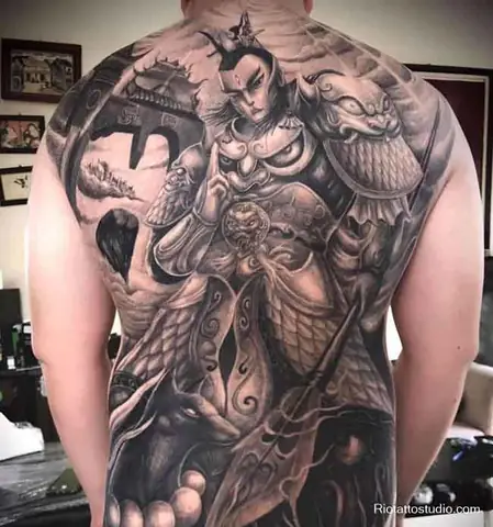 Hình Xăm Lữ Bố Có Ý Nghĩa Gì
