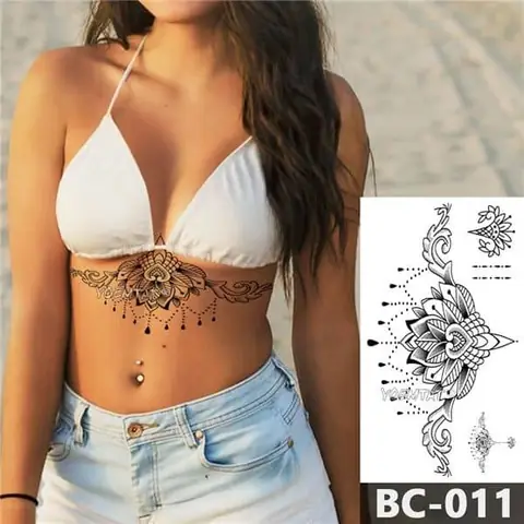 Hình Ảnh Cho Hình Xăm Mandala Ở Bụng: